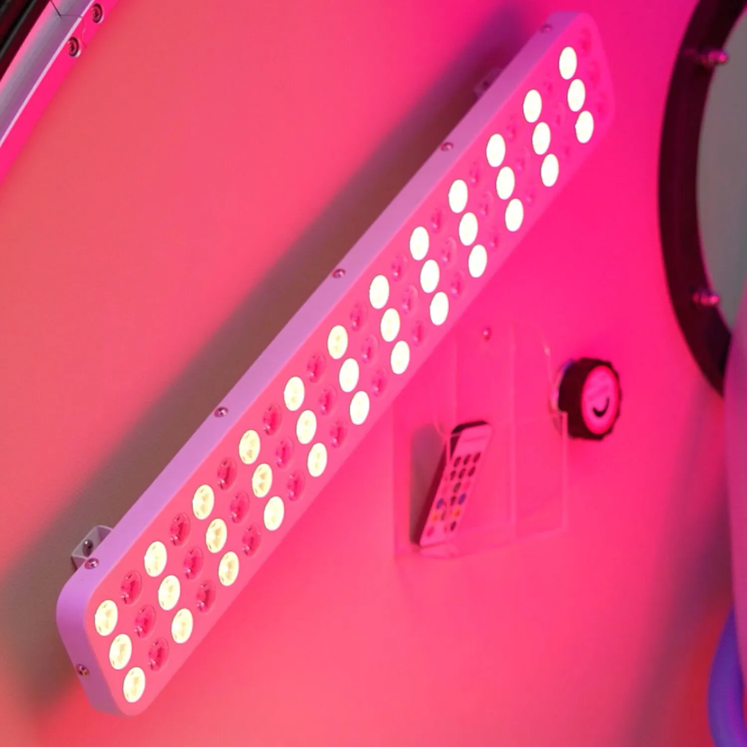 Atlas One red-light cabin — integrated red-light panels