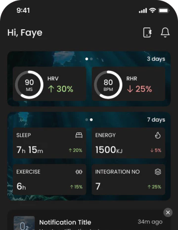 OneBase app — session tracking and remote consultation